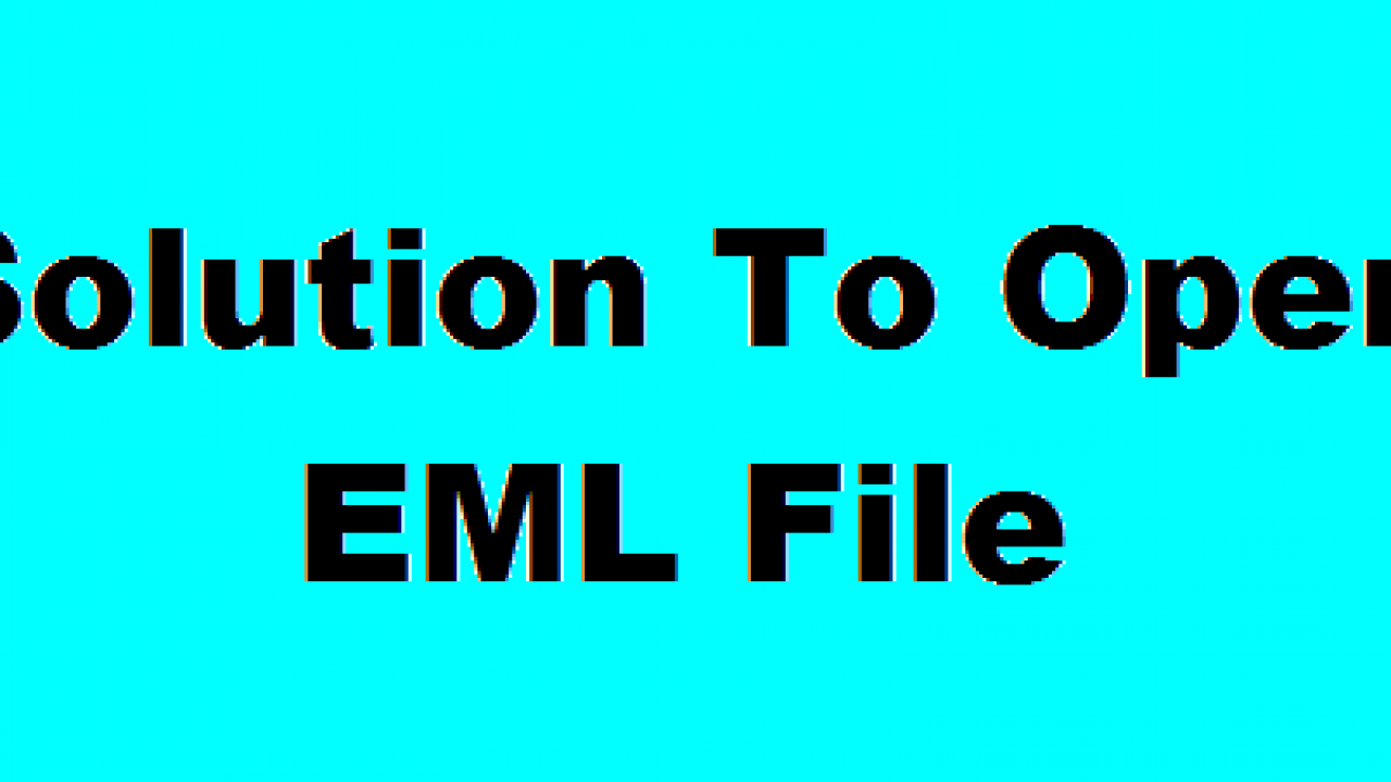 open eml file with eagetmail vb. net