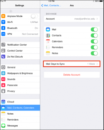 how to sync office 365 with iphone