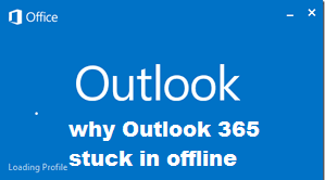 solve outlook 365 stuck in offline mode problem