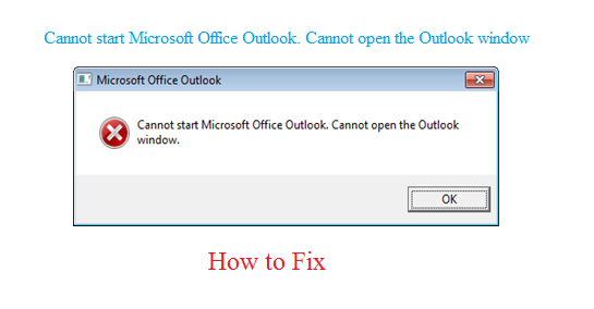 microsoft outlook not opening on windows 10