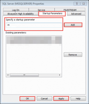 restore master db restore master db