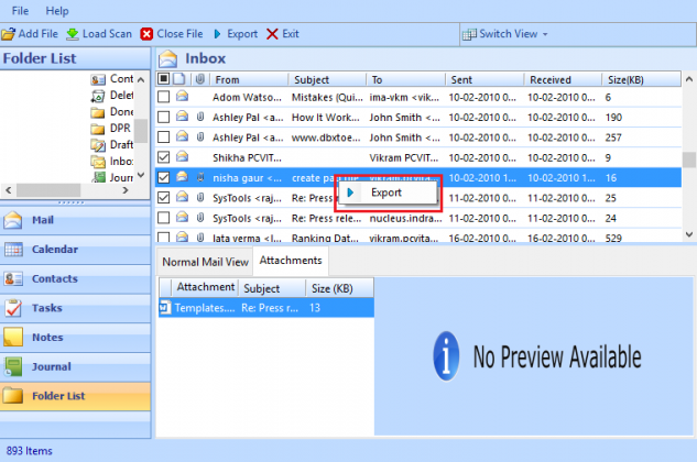 how to separate two email accounts in outlook 2007