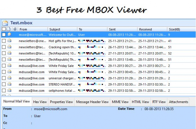 How To Use Mbox Viewer