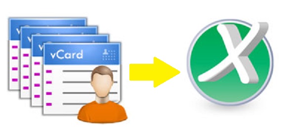 import vcard to xls