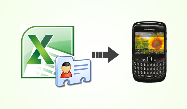 import excel contacts to blackberry
