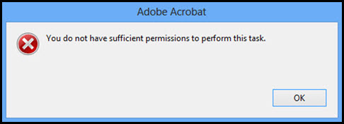 error message