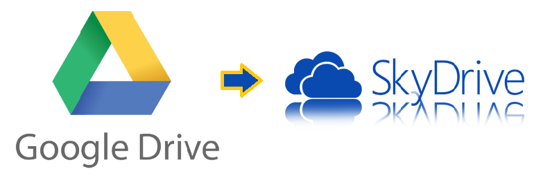 Migrate Google-Drive to MIcrosoft SkyDrive