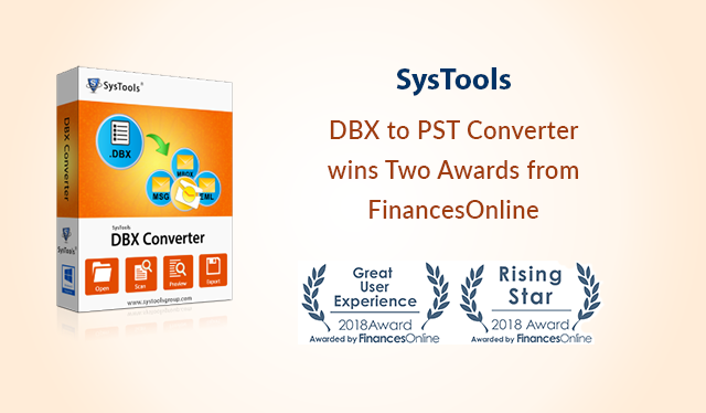 systools dbx to pst converter award image