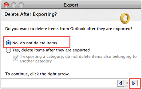 automatically back export outlook for mac 2016