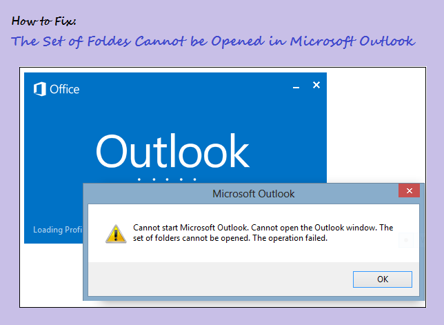 cannot start microsoft outlook 2016