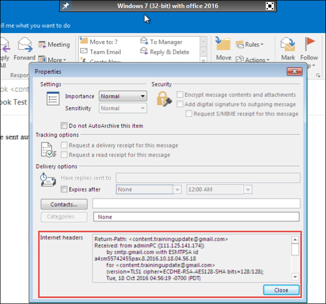 Email Forensics in Outlook