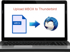 upload MBOX file