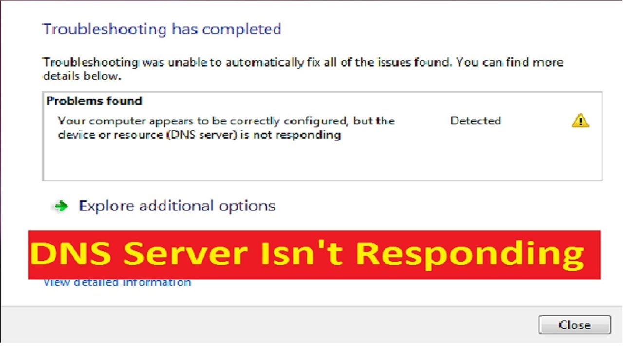 How To Fix DNS Server Windows 10 Error Simple Guide