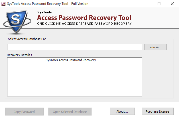 Unlock Password Protected MDB File