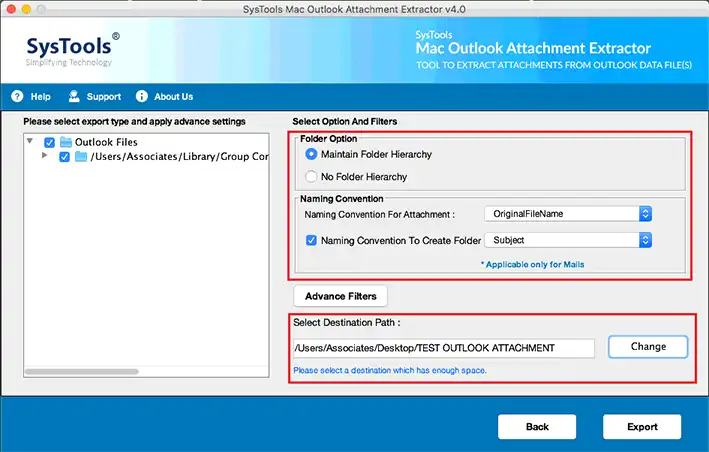 export all attachments from outlook mac