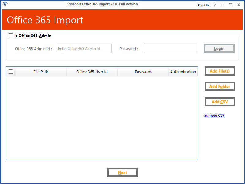 Importer le fichier PST dans Office 365