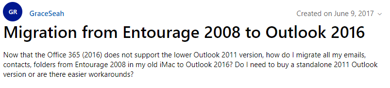 microsoft entourage 2008 trial