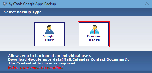 select domain account