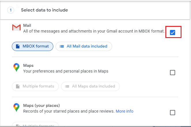 Save Google Emails as MBOX Files