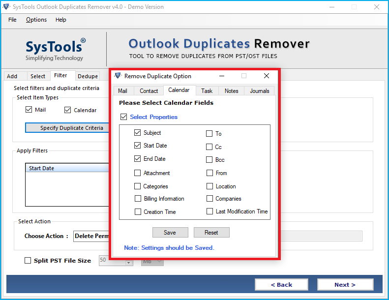 delete duplicates in outlook 2010 calendar