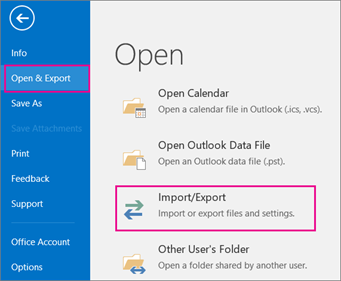 outlook web export pst file