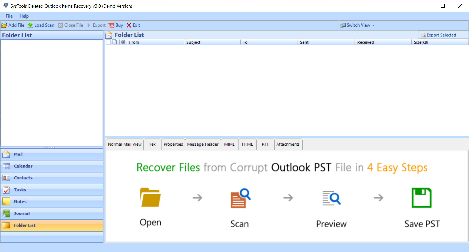 Outlook Deleted Folder Recovery Software