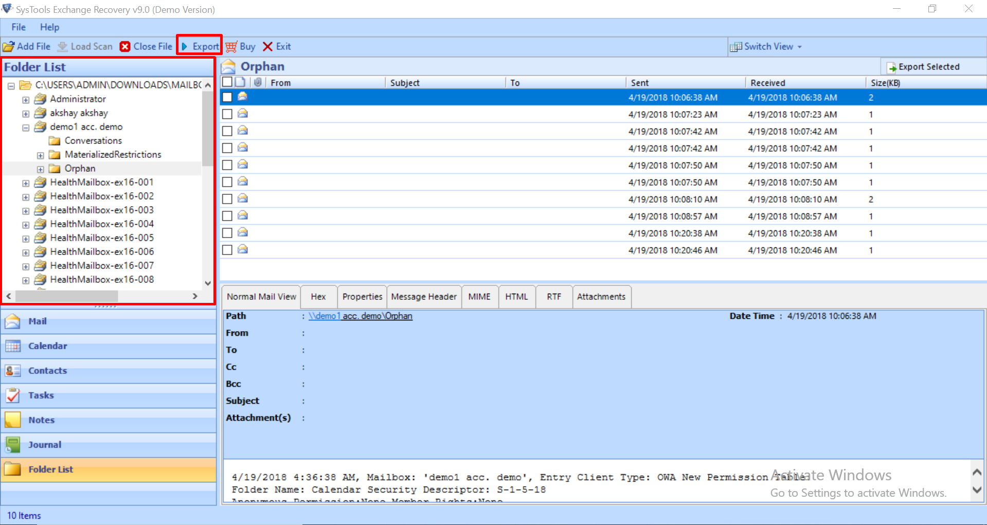 preview dismounted edb