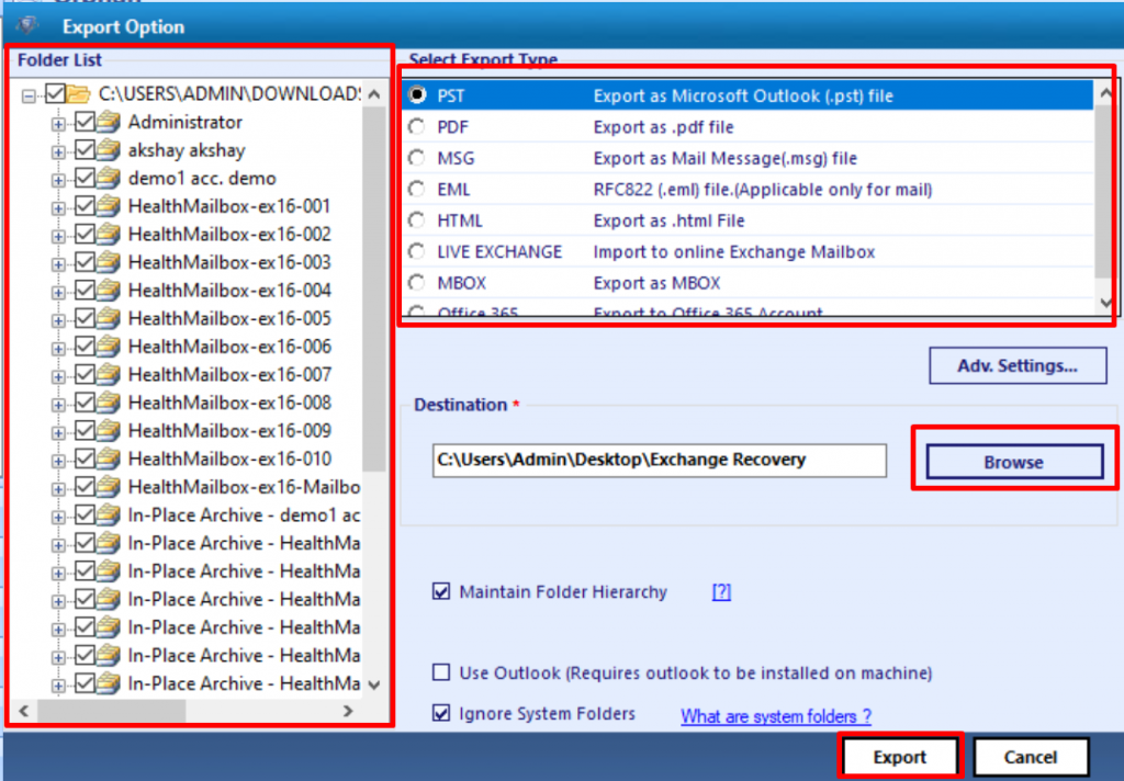 exchange 2010 deleted items recovery