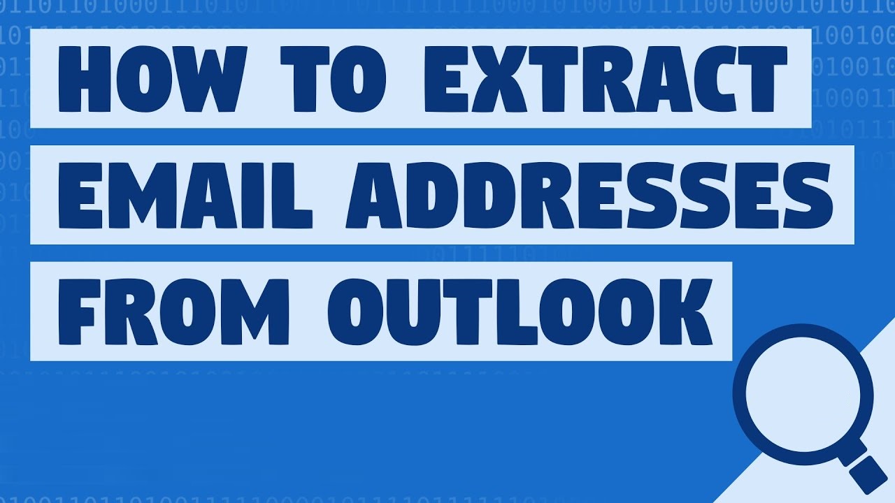 how to extract email addresses from outlook calendar invite