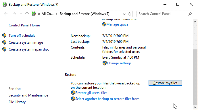 How to Restore Selected Files from Windows 