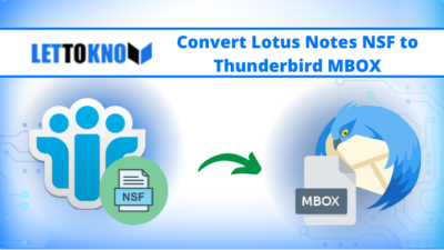 Convert Lotus Notes NSF to Thunderbird