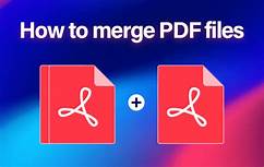 merge pdf file