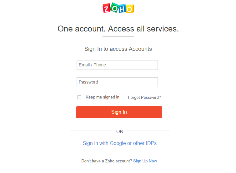 sign-in-zoho