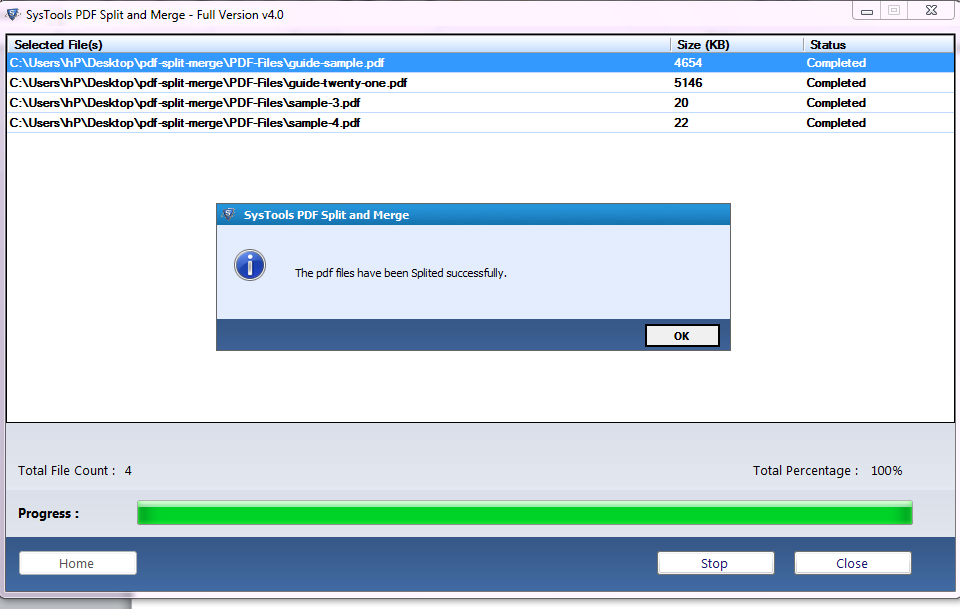 Split PDF Document Into Separate Files