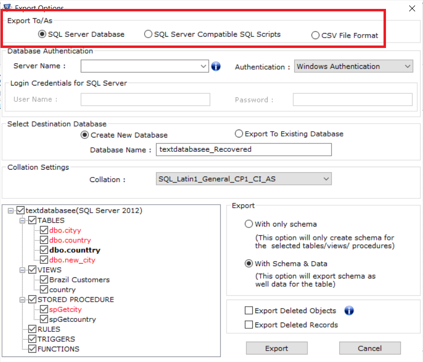 Repair MDF Database With Corrupted Log File