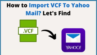 Import VCF to Yahoo Mail