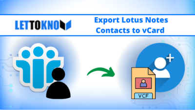 Export Lotus Notes Contacts to vCard