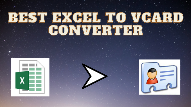 best excel to vCard converter