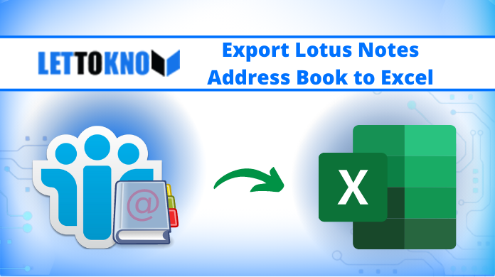 export Lotus Notes address book to excel