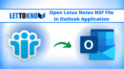 open NSF file in Outlook