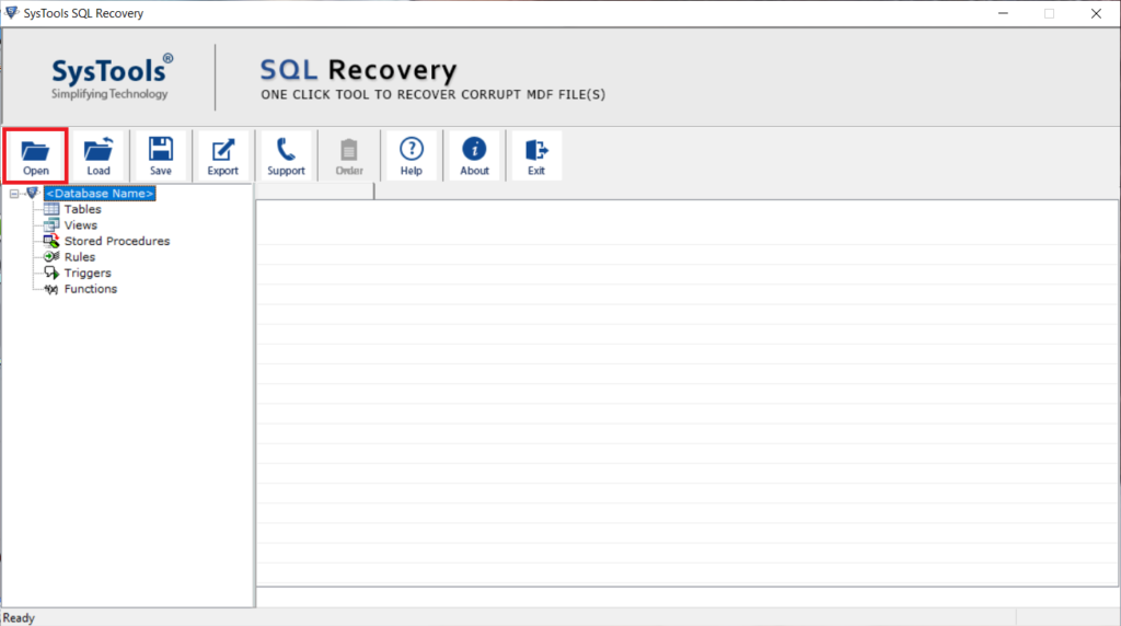 Repair MDF database 