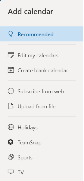 open office 365 calendar