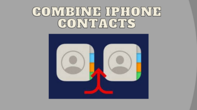 Combine iPhone Contacts