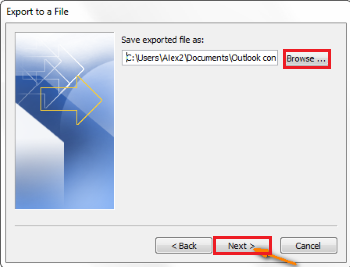 excel 2016 convert vcards to csv