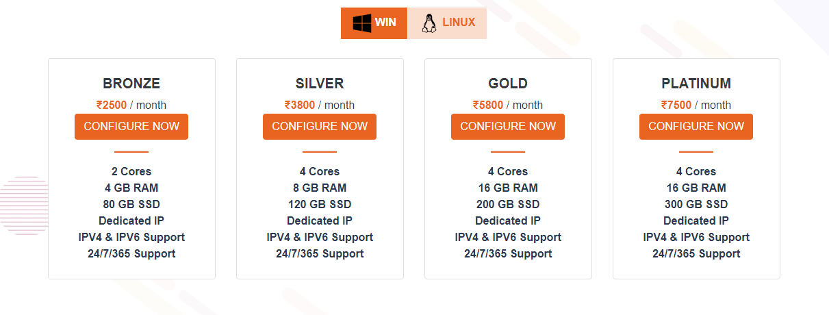 VPS Server Hosting for Windows