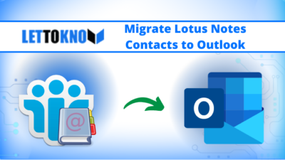 Migrate Lotus Notes Contacts to Outlook