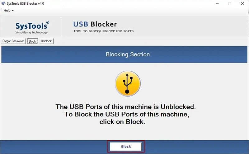 block USB Ports