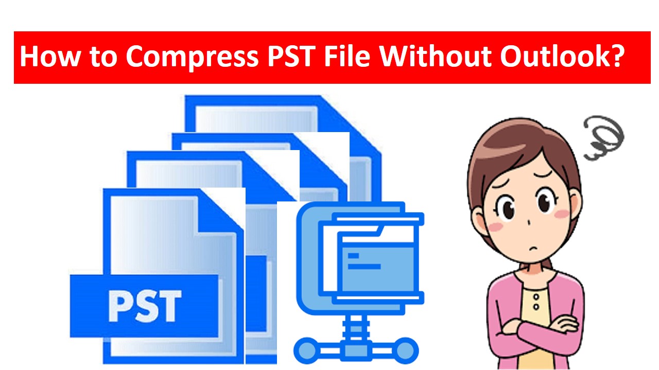 compress pst file
