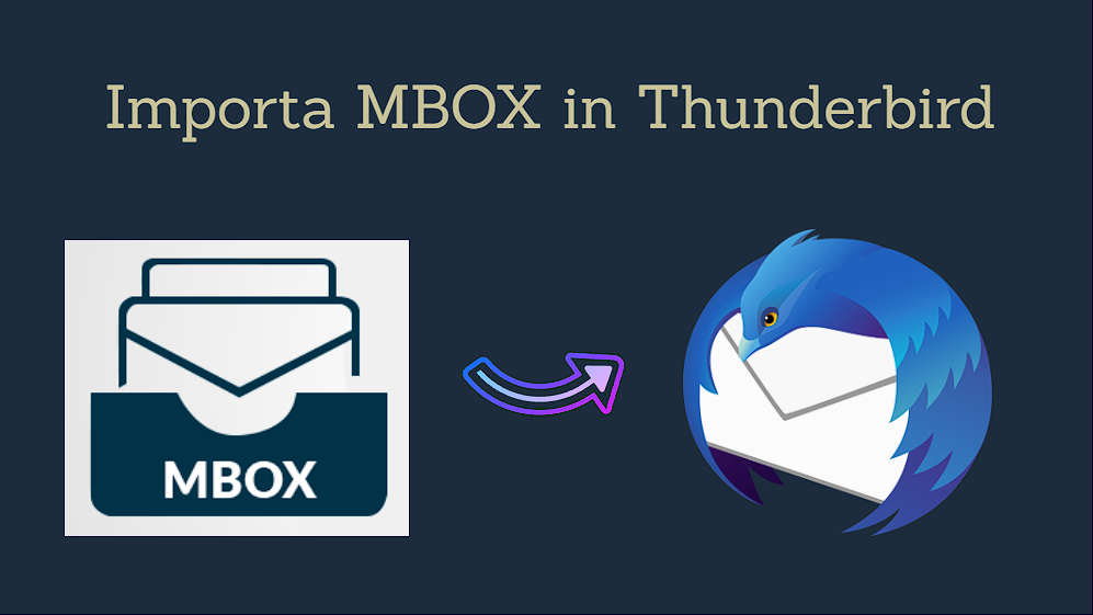 importa MBOX in Thunderbird