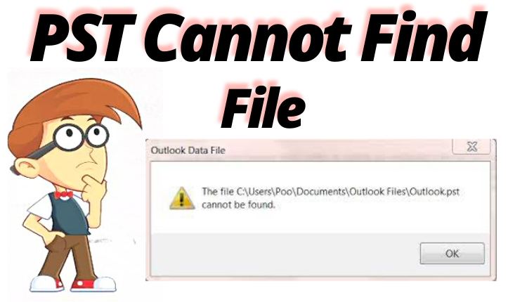 pst cannot find file